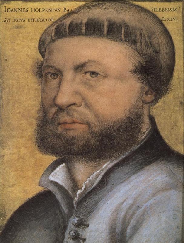 Hans holbein the younger Self-Portrait oil painting image
